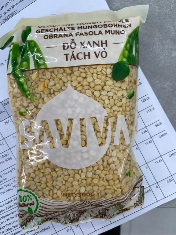 Đỗ xanh tách vỏ Saviva 500g