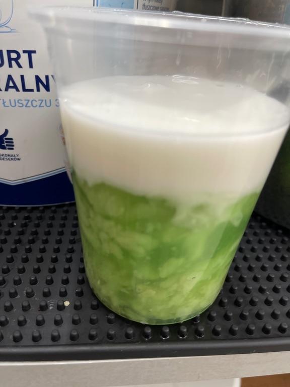 Chè cốm và cốt dừa