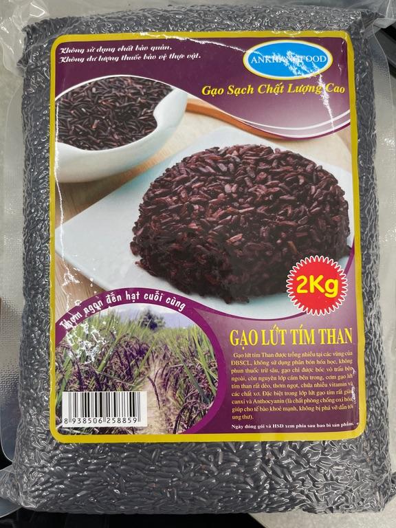 Gạo lứt tím than An Khang Food 2kg