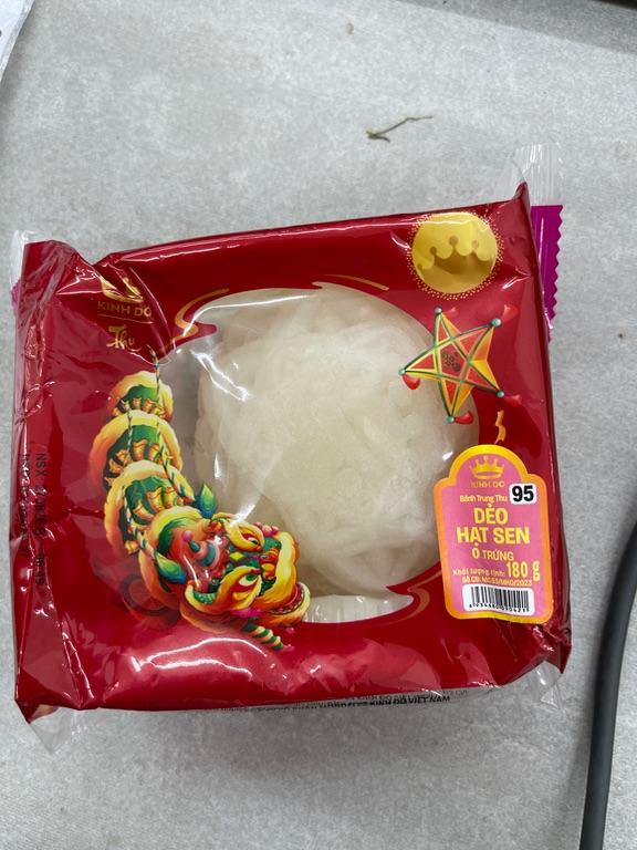 Bánh Trung Thu Kinh Đô Dẻo Hạt Sen 1 Trứng 180g
