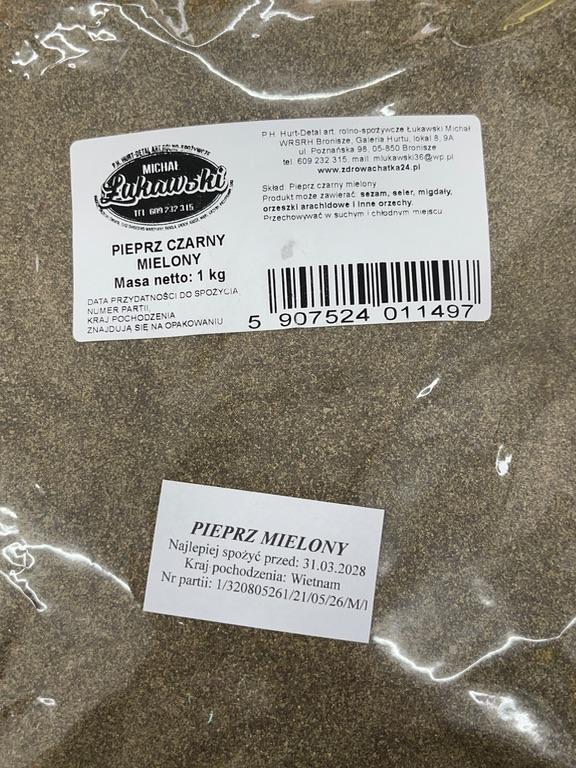 Tiêu đen xay Michał Łukawski 1kg