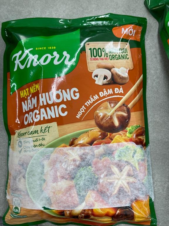 Hạt nêm Knorr Nấm Hương Organic 136g