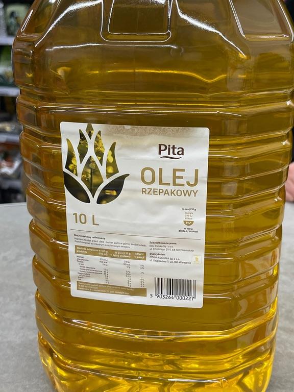 Dầu hạt cải Pita 10L