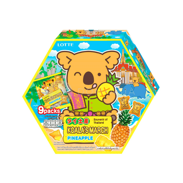 Bánh gấu Koala's March nhân dứa Souvenir Pack LOTTE 108g