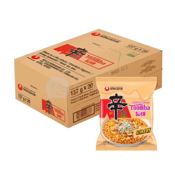 Mì trộn Shin Toomba vị kem cay NONGSHIM 137g