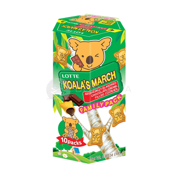 Bánh gấu Koala's March nhân socola Family Pack LOTTE 195g