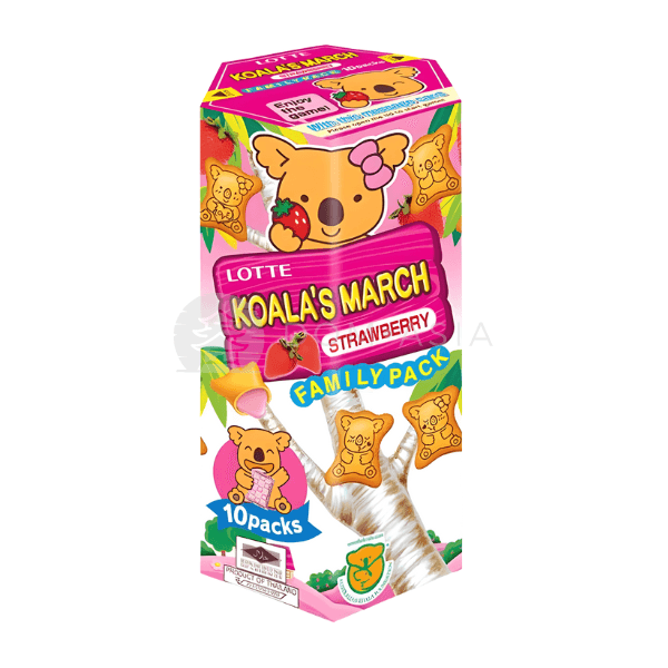 Bánh gấu Koala's March nhân dâu Family Pack LOTTE 195g
