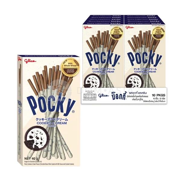 Bánh que Pocky vị bánh quy kem GLICO 41g