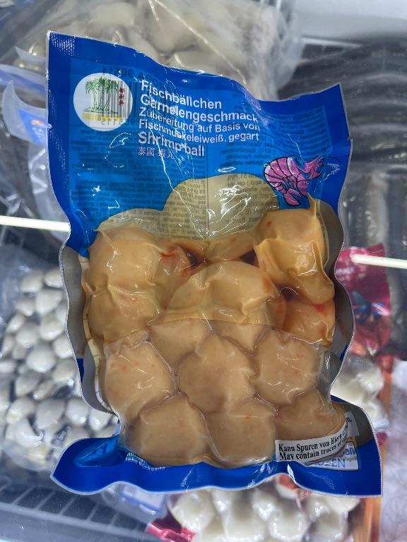 Chả cá viên hương vị tôm Three Cows Brand 400g