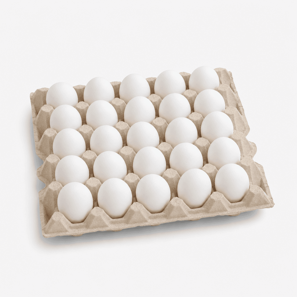 Trứng gà trắng 1 vỉ 30 quả