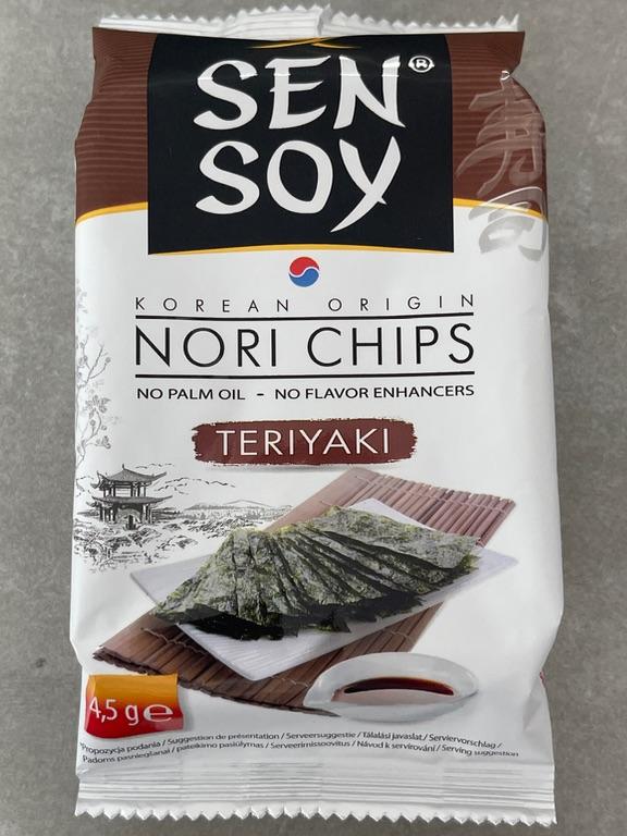 Bánh snack rong biển Sen Soy Nori Chips vị Teriyaki 4.5g