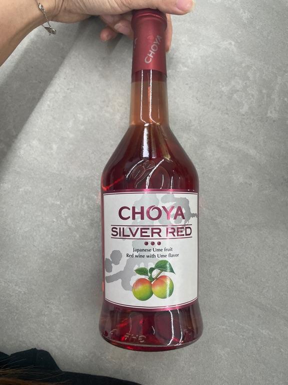 Rượu vang đỏ Choya Silver Red vị mơ Nhật Bản 500ml
