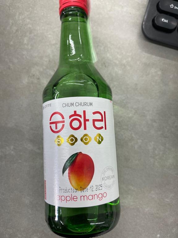 Rượu soju Chum Churum vị táo và xoài 350ml