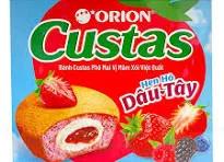 Bánh Custas Phô Mai Vị Mâm Xôi Việt Quất